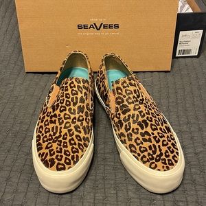 seavees leopard cowhide size 9.5 new in box